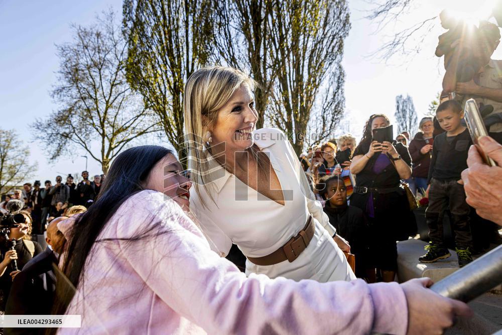 Queen Maxima Visit To The Heerlerbaan District - Heerlen