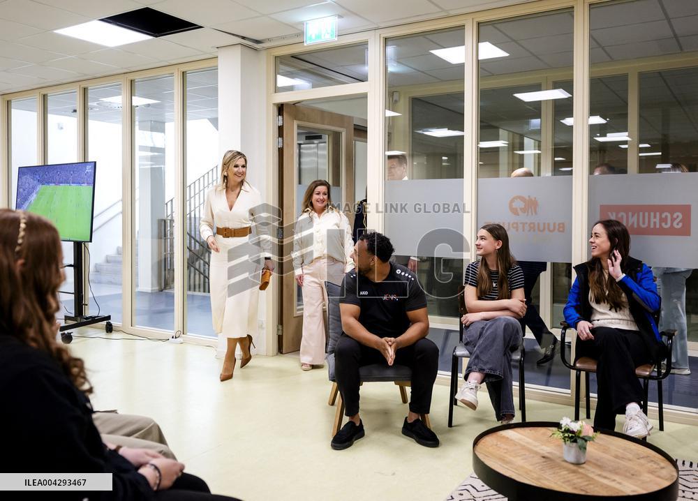 Queen Maxima Visit To The Heerlerbaan District - Heerlen