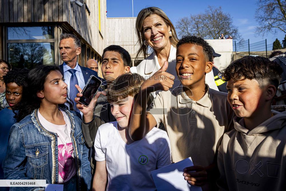 Queen Maxima Visit To The Heerlerbaan District - Heerlen