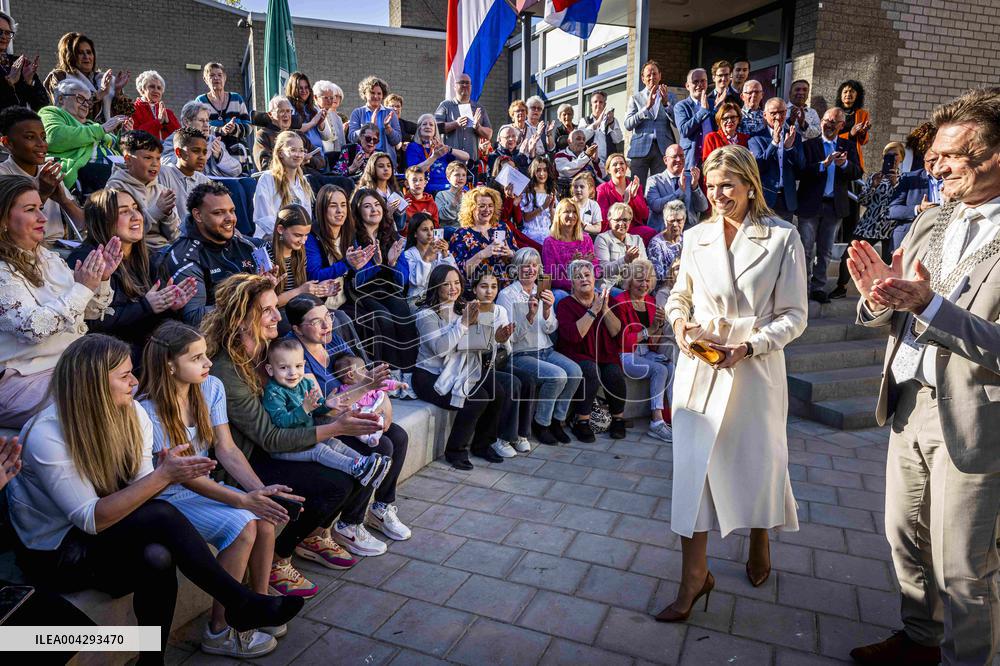 Queen Maxima Visit To The Heerlerbaan District - Heerlen