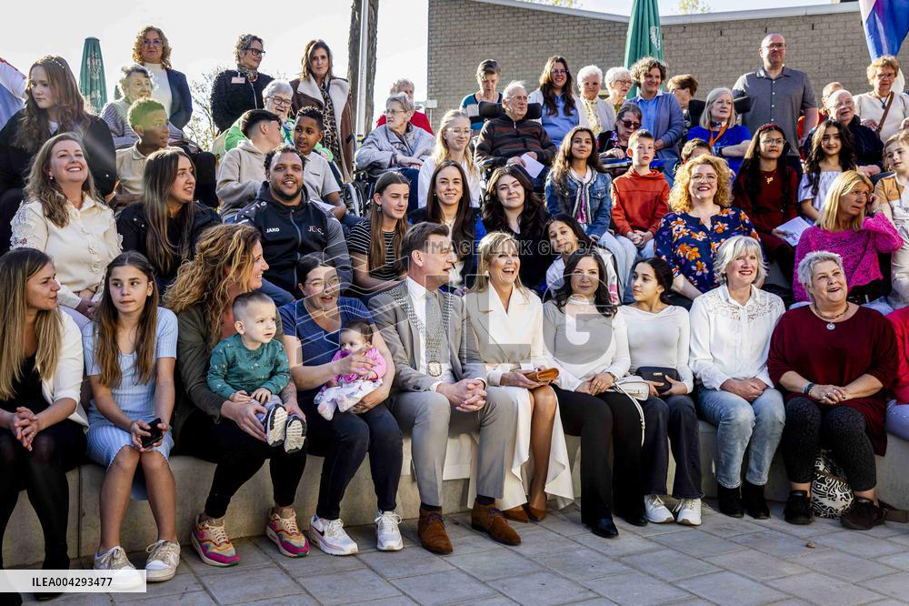 Queen Maxima Visit To The Heerlerbaan District - Heerlen