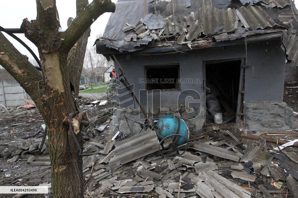 Over 15 private houses damaged by Russian shelling in Dnipro