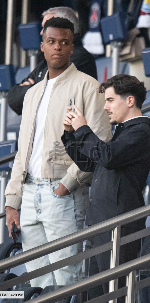 Celebs At PSG vs Aston Villa - Paris