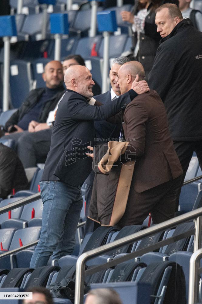 Celebs At PSG vs Aston Villa - Paris