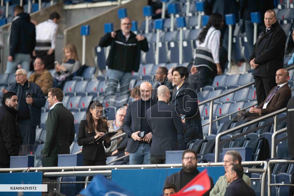 Celebs At PSG vs Aston Villa - Paris