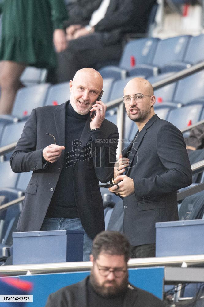 Celebs At PSG vs Aston Villa - Paris