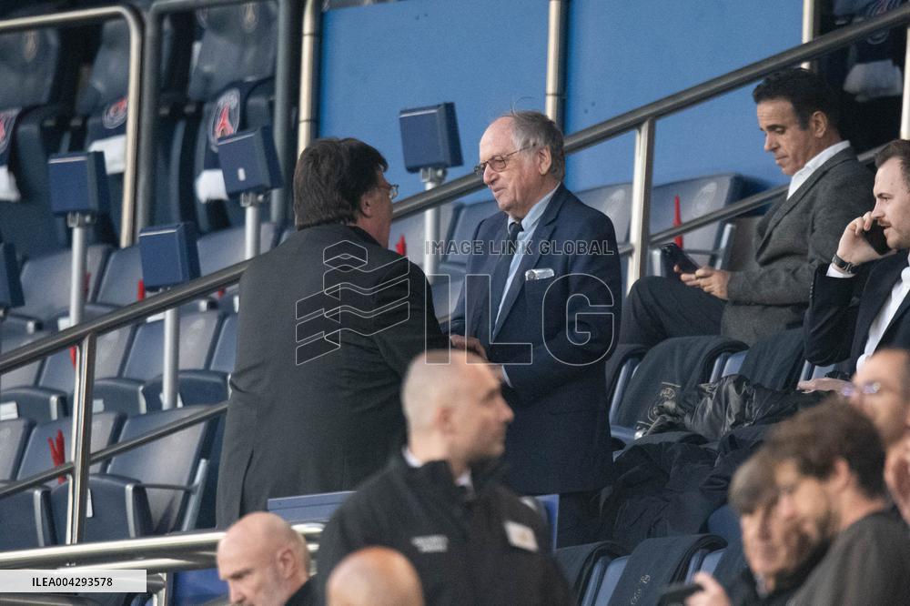 Celebs At PSG vs Aston Villa - Paris