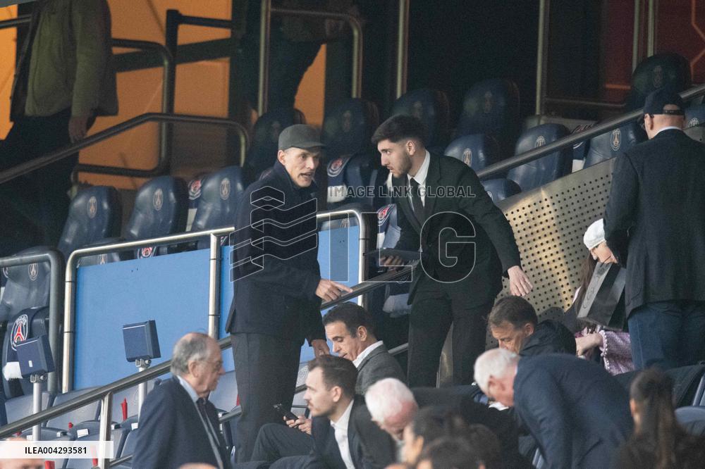 Celebs At PSG vs Aston Villa - Paris