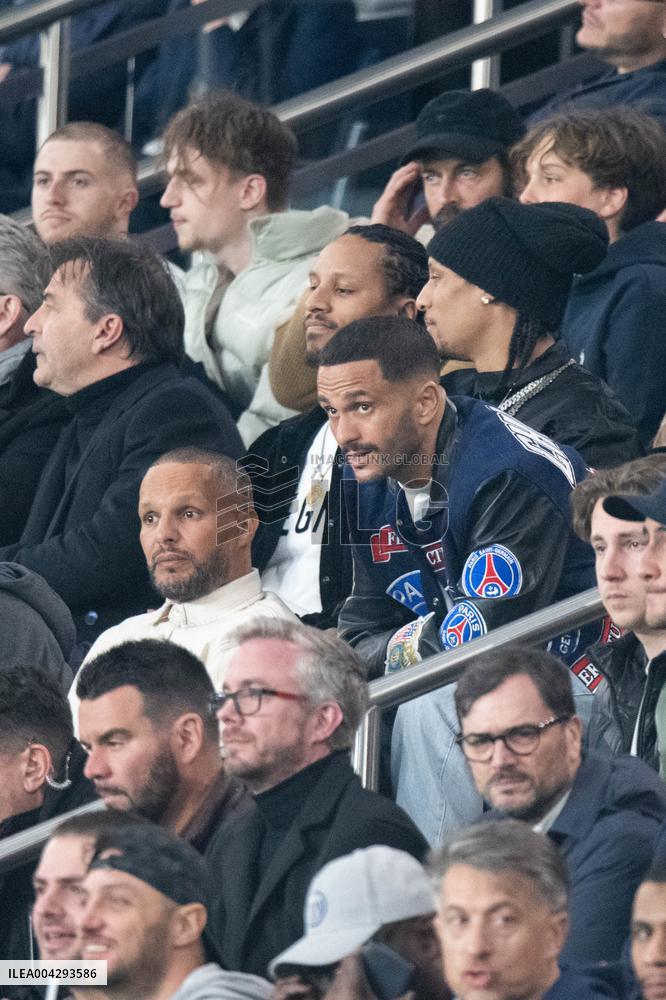 Celebs At PSG vs Aston Villa - Paris