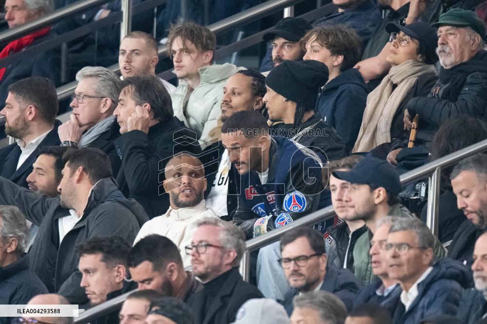 Celebs At PSG vs Aston Villa - Paris