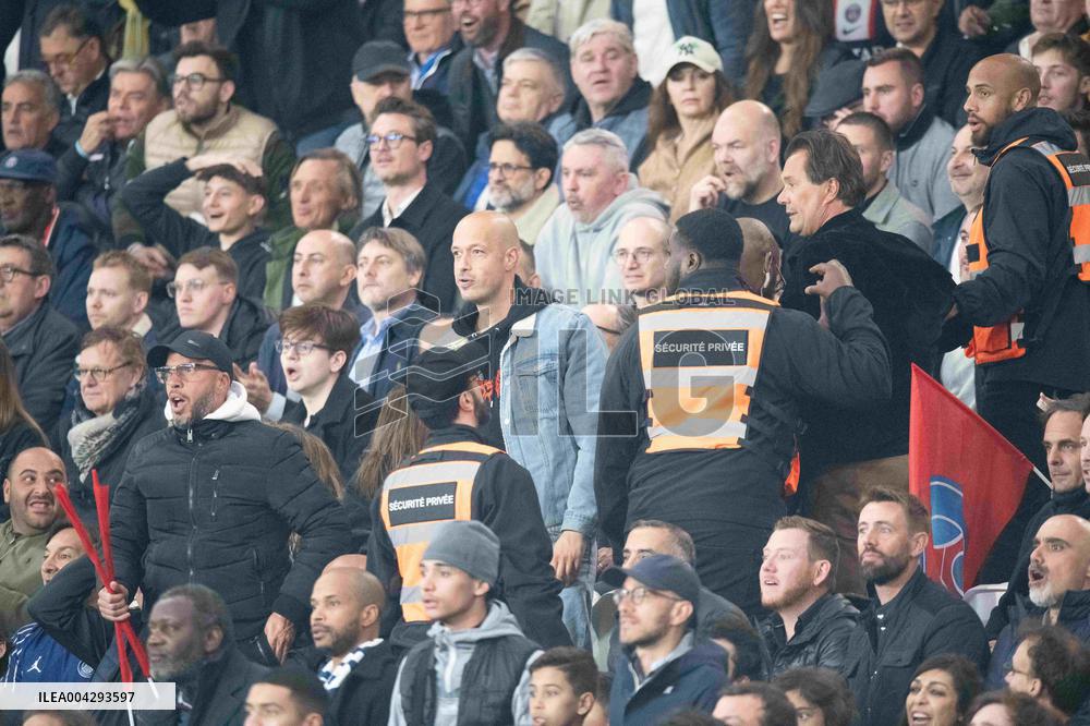 Celebs At PSG vs Aston Villa - Paris