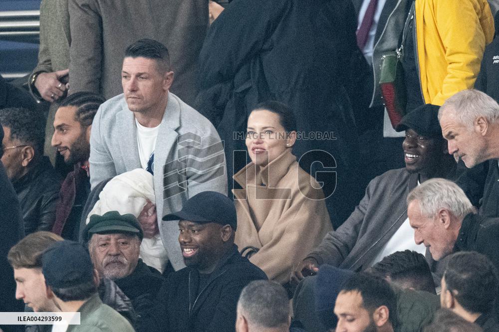 Celebs At PSG vs Aston Villa - Paris
