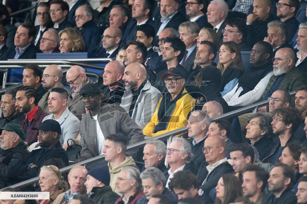 Celebs At PSG vs Aston Villa - Paris