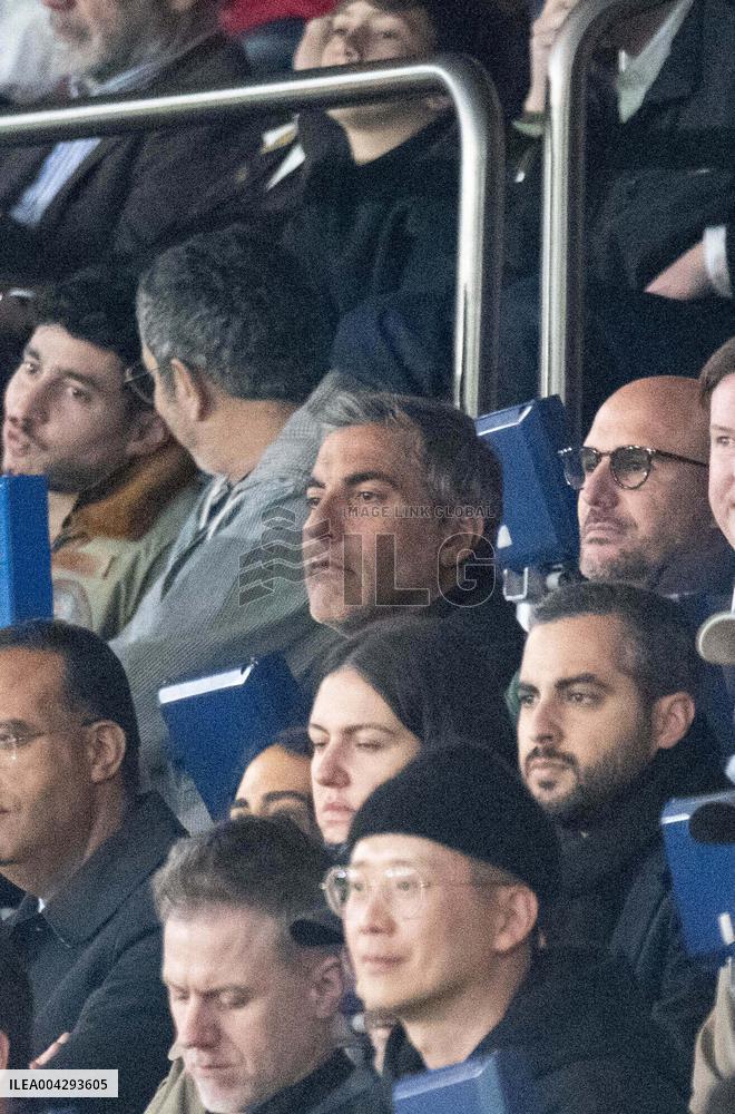 Celebs At PSG vs Aston Villa - Paris