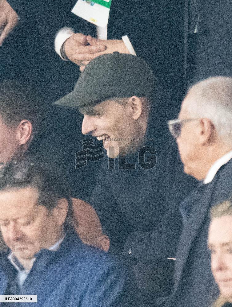 Celebs At PSG vs Aston Villa - Paris