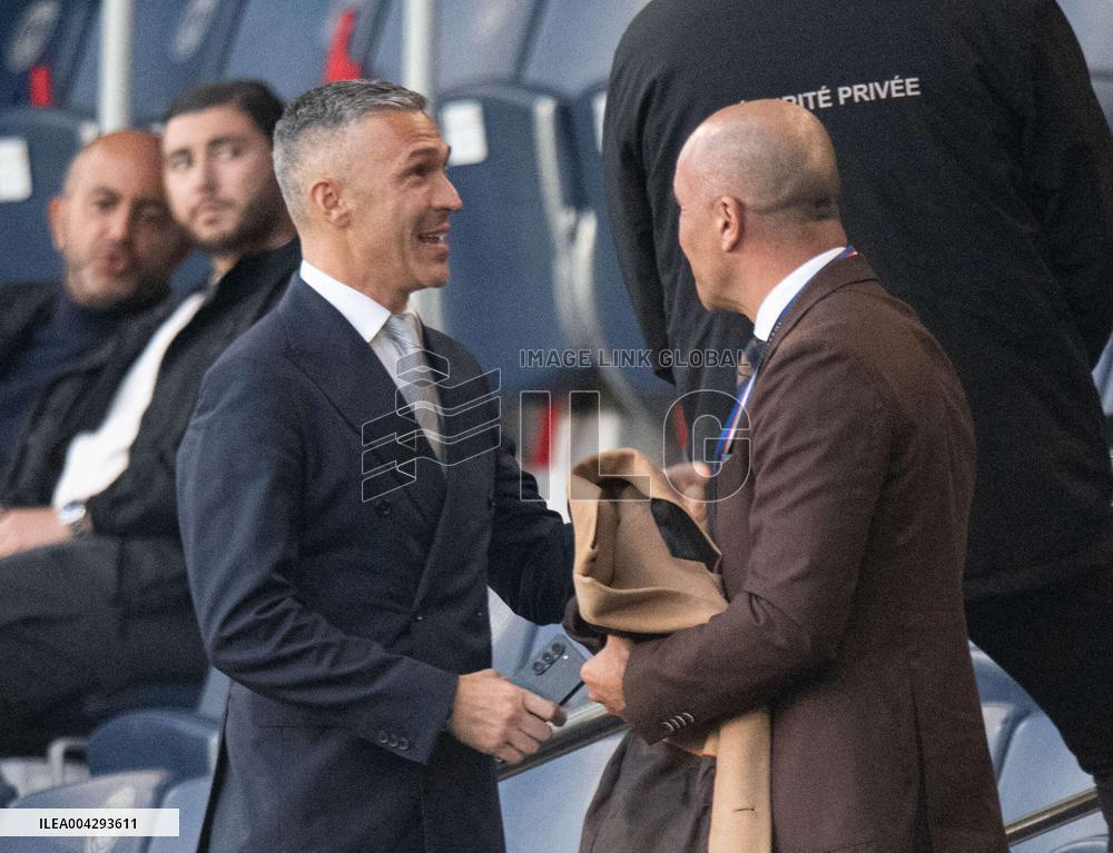 Celebs At PSG vs Aston Villa - Paris