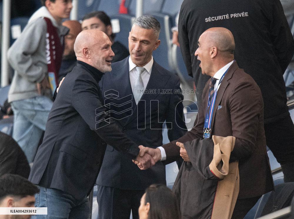 Celebs At PSG vs Aston Villa - Paris