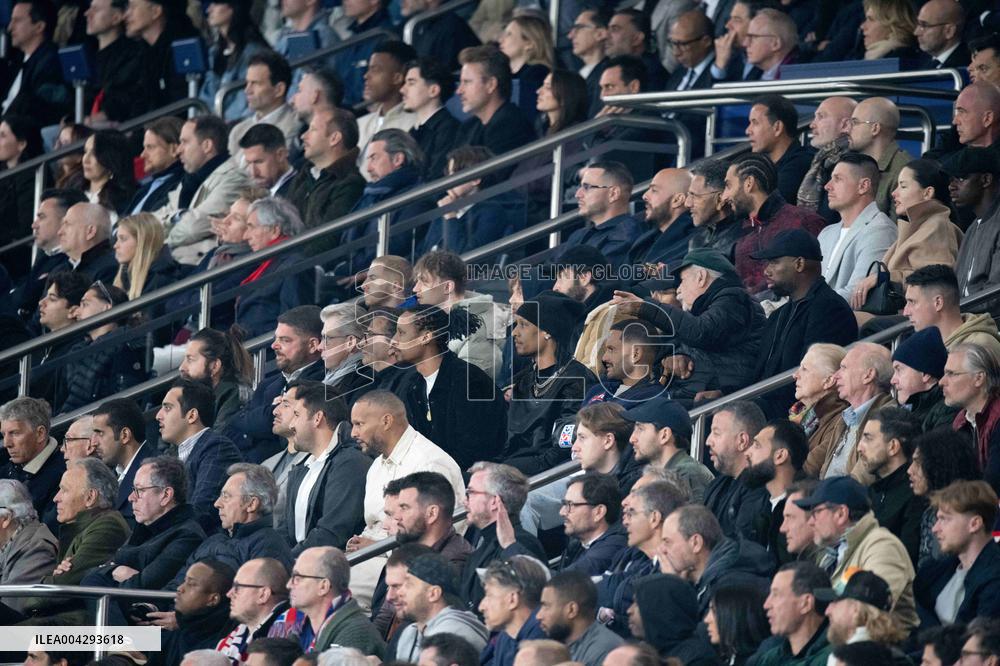 Celebs At PSG vs Aston Villa - Paris