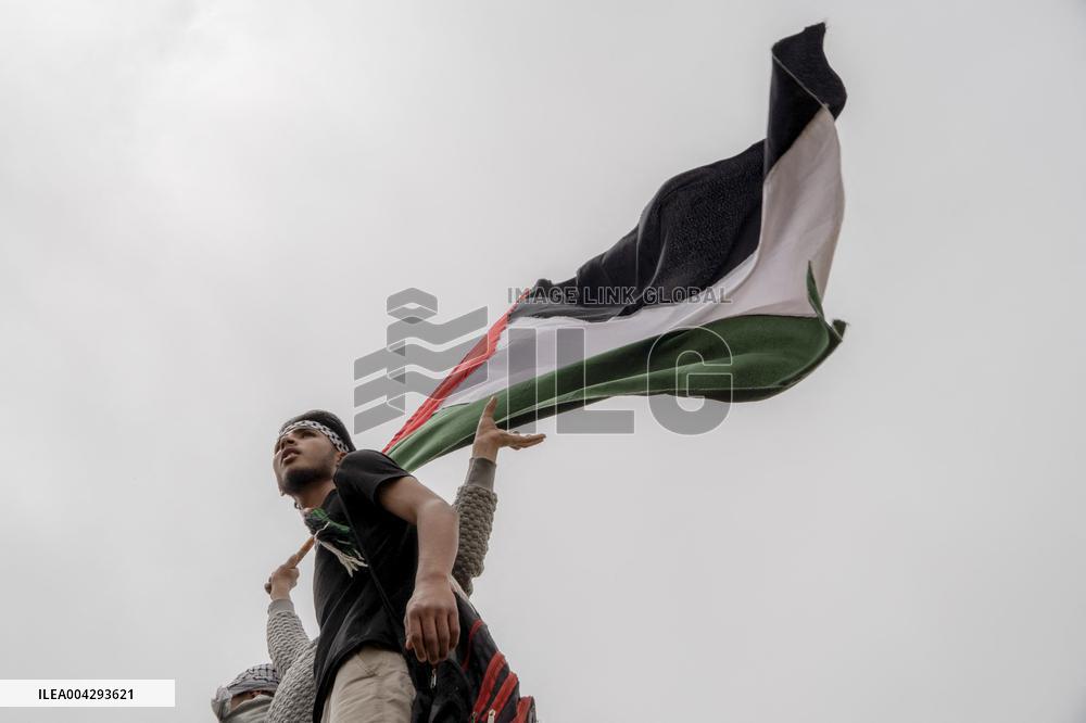 Syrians Against the Occupation Protest - Damascus