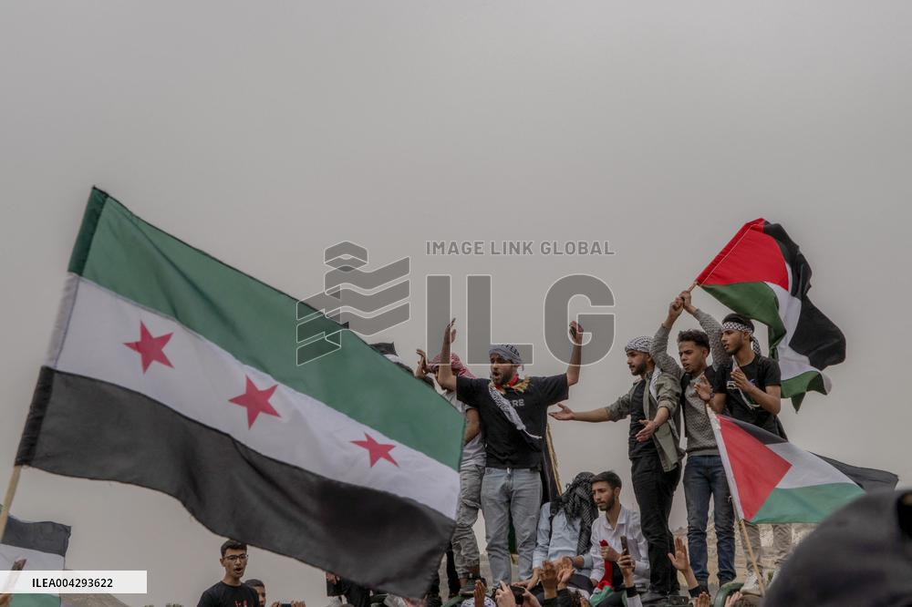 Syrians Against the Occupation Protest - Damascus