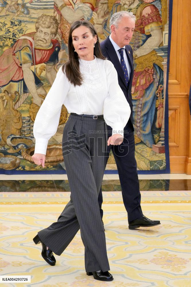 Queen Letizia Audiences - Madrid