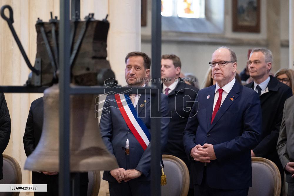 NO TABLOIDS - Official visit to Brittany by Prince Albert II of Monaco with his family - Percy