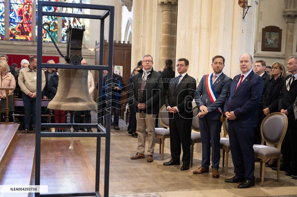 NO TABLOIDS - Official visit to Brittany by Prince Albert II of Monaco with his family - Percy