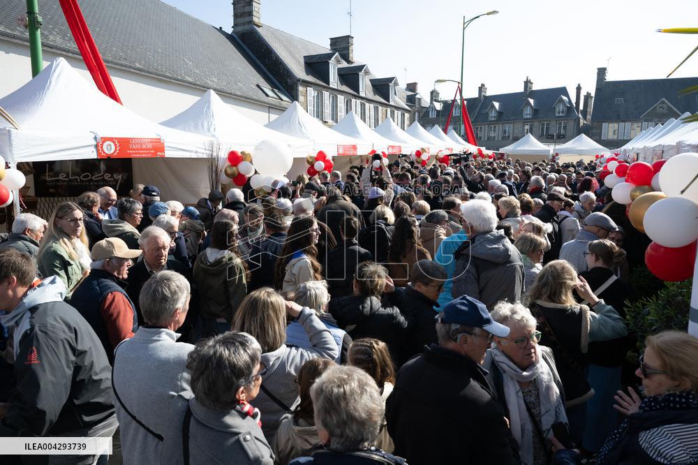 NO TABLOIDS - Official visit to Brittany by Prince Albert II of Monaco with his family - Percy