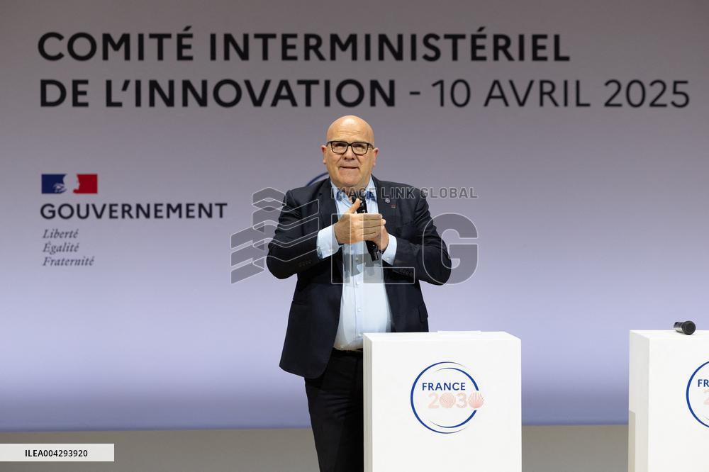 Interministerial Committee for Innovation - Paris
