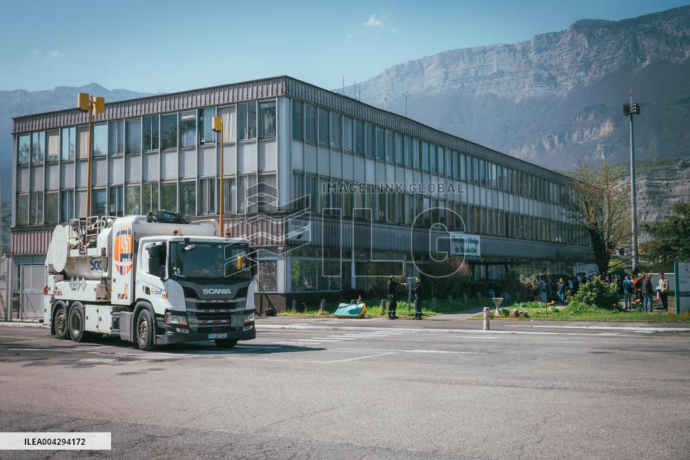 Press Conference On Takeover Of Vencorex - Pont-de-Claix