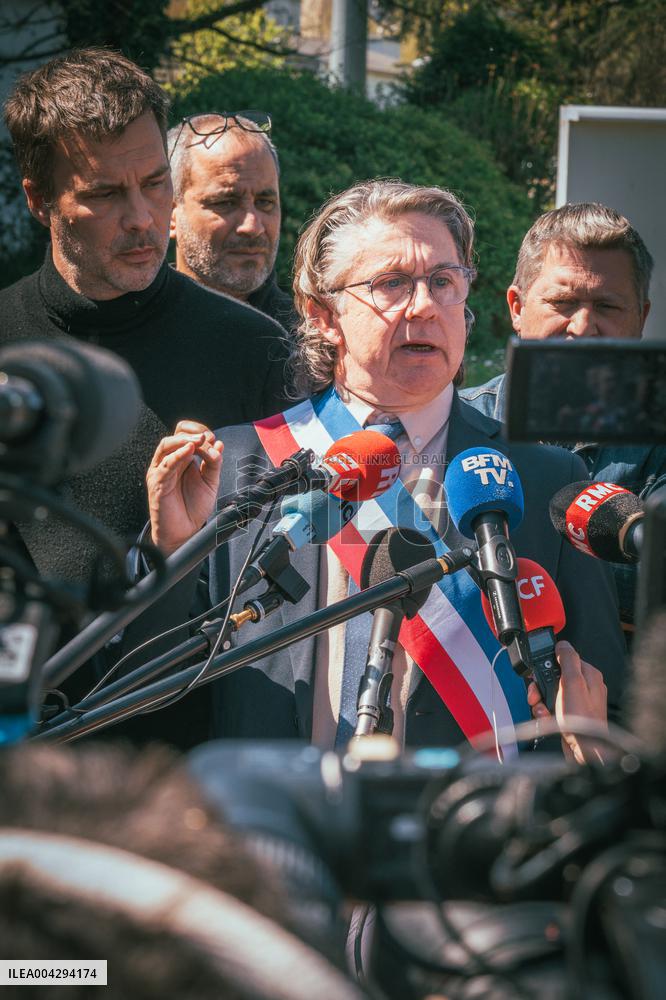 Press Conference On Takeover Of Vencorex - Pont-de-Claix