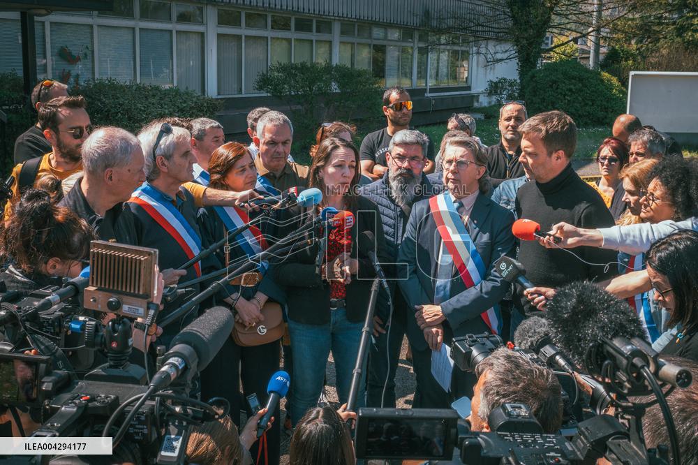 Press Conference On Takeover Of Vencorex - Pont-de-Claix