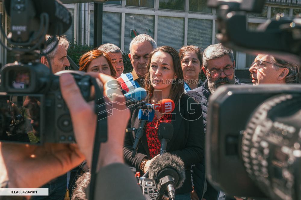 Press Conference On Takeover Of Vencorex - Pont-de-Claix