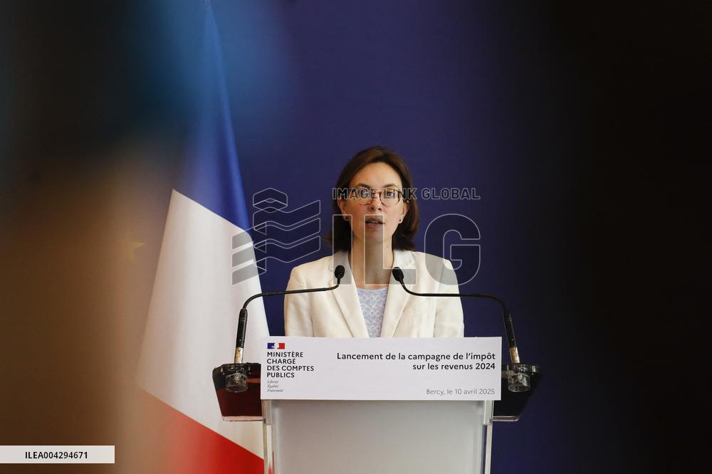 Launching the 2024 Tax Season - Ministry of the Budget in Bercy