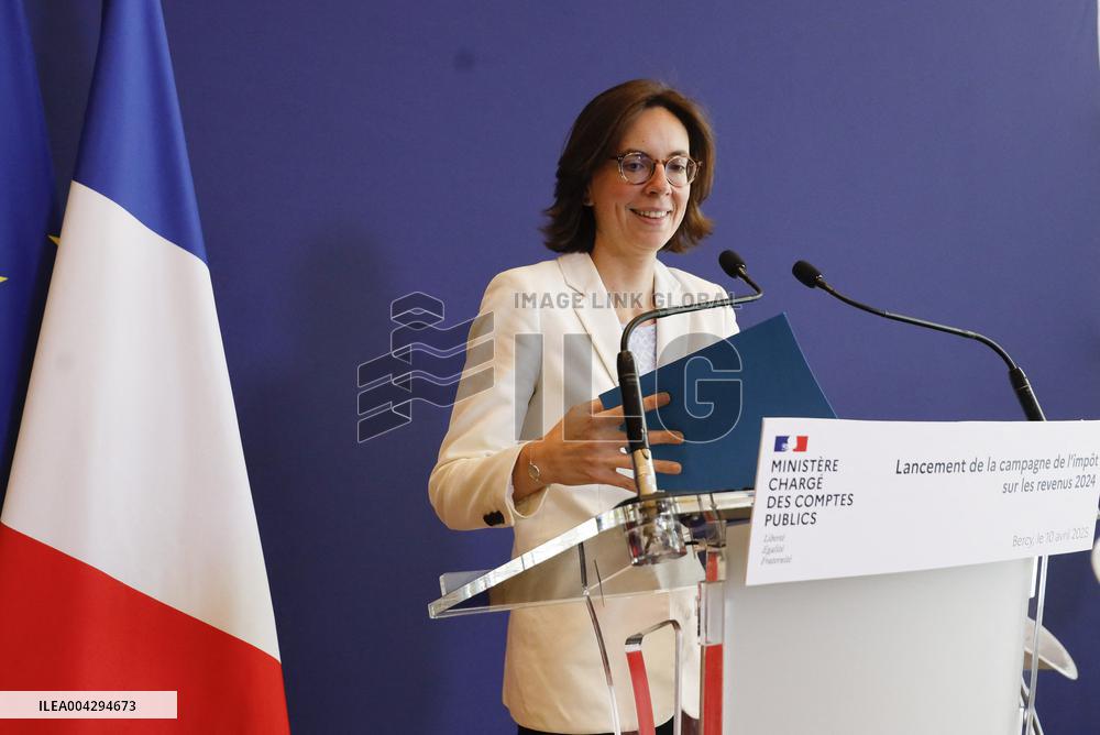 Launching the 2024 Tax Season - Ministry of the Budget in Bercy