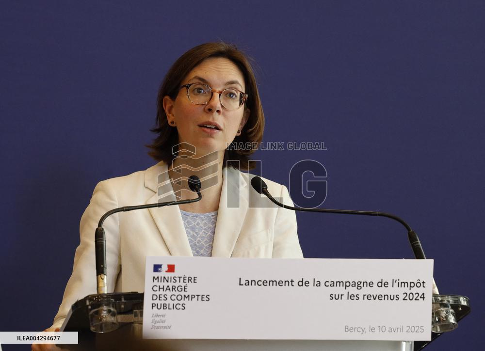 Launching the 2024 Tax Season - Ministry of the Budget in Bercy