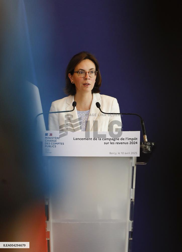 Launching the 2024 Tax Season - Ministry of the Budget in Bercy