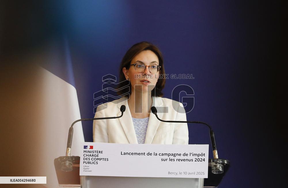 Launching the 2024 Tax Season - Ministry of the Budget in Bercy