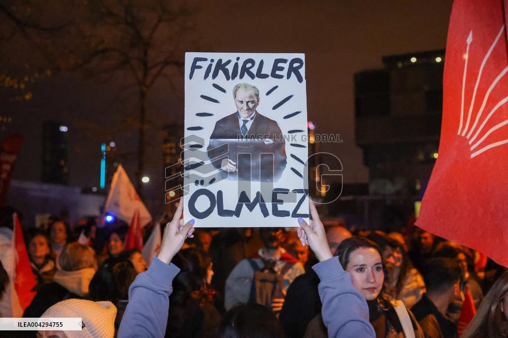 Protest Rallies Continue After Istanbul Mayors Arrest - Istanbul