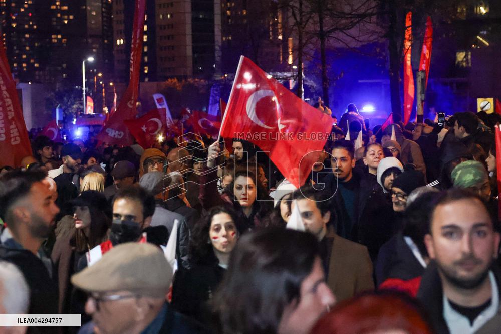Protest Rallies Continue After Istanbul Mayors Arrest - Istanbul