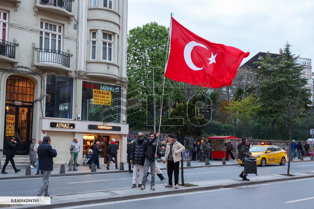 Protest Rallies Continue After Istanbul Mayors Arrest - Istanbul