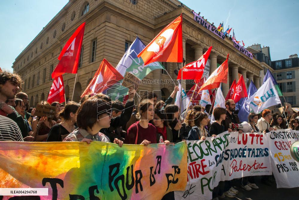 Cultural Workers Rally And Strike - Paris