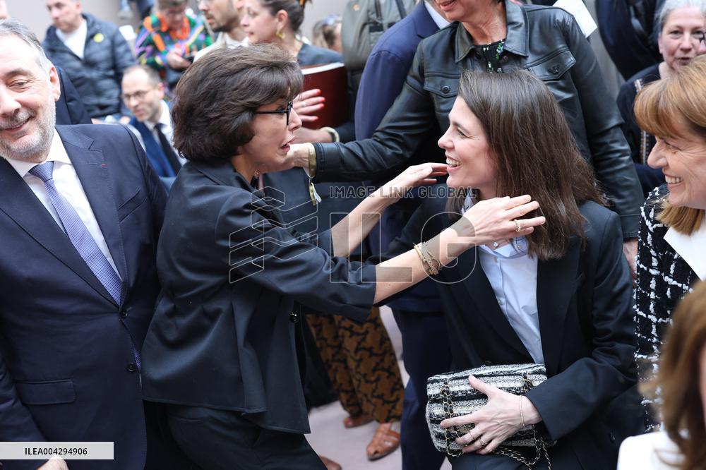 Charlotte Casiraghi Attends The Paris Book Fair - France
