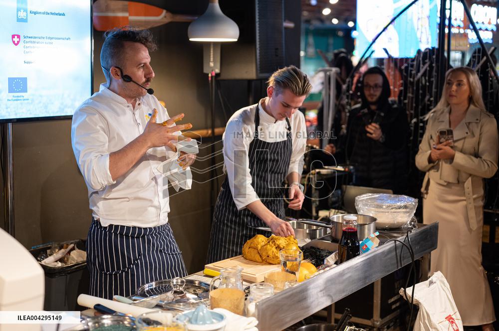 Easter cake masterclass held in Kyiv