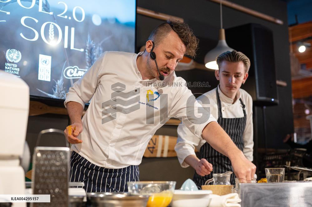 Easter cake masterclass held in Kyiv