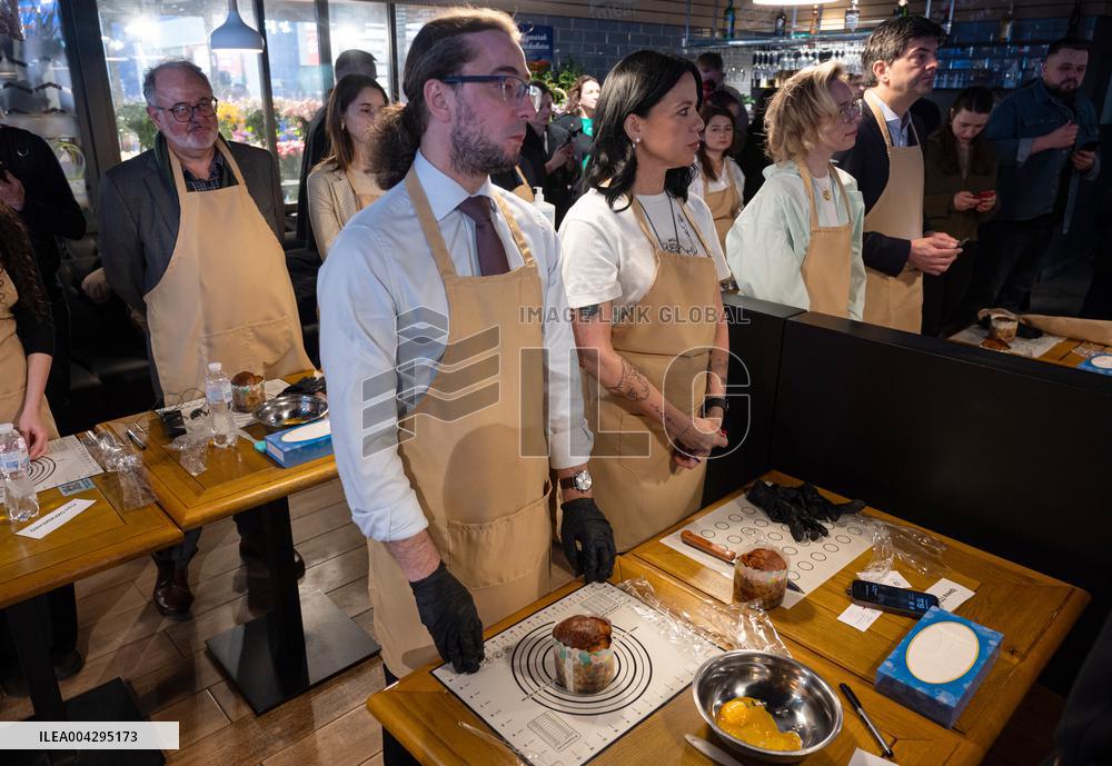 Easter cake masterclass held in Kyiv