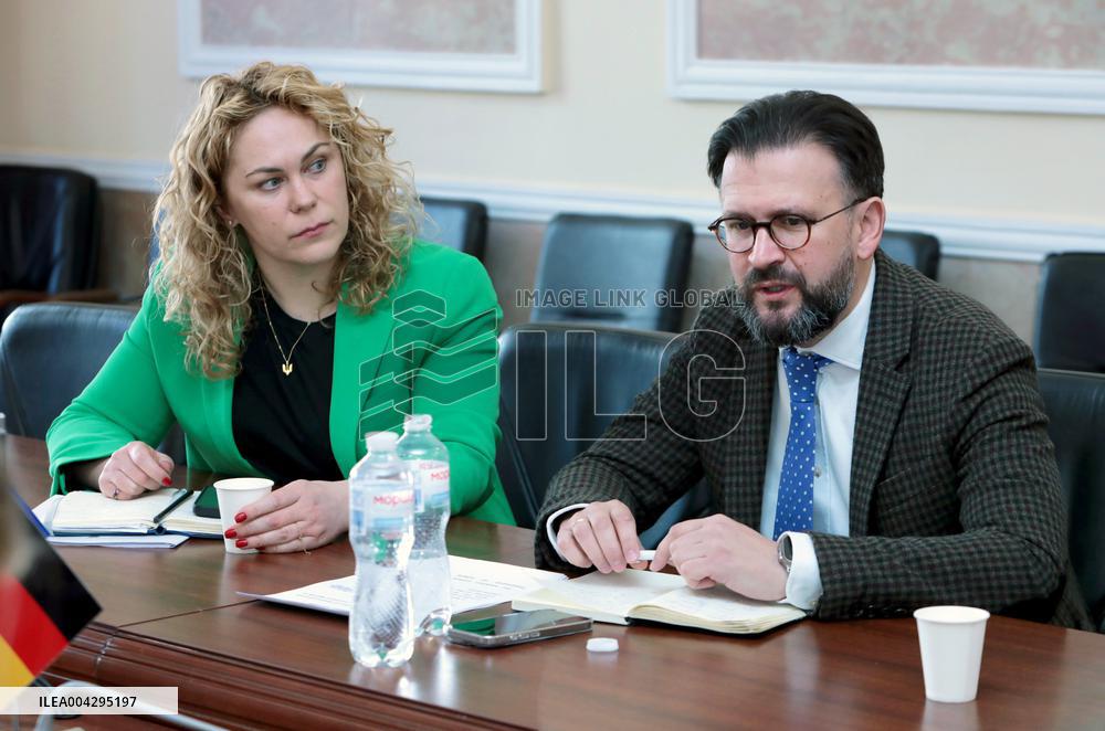 Andrii Nadzhos and Anastasiia Bondar meet with Commissioner for Culture at German Foreign Ministry