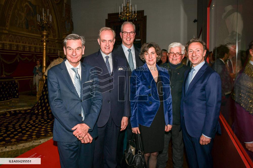 Count of Paris Jean of Orleans at Le Dernier Sacre exhibition in Paris - FA