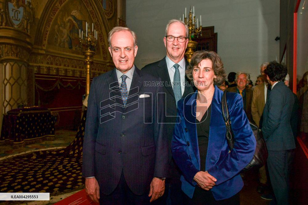 Count of Paris Jean of Orleans at Le Dernier Sacre exhibition in Paris - FA
