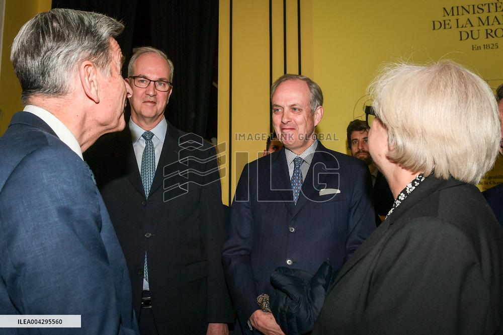Count of Paris Jean of Orleans at Le Dernier Sacre exhibition in Paris - FA